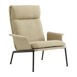 &Tradition Muno LN17 Lounge Chair Gestell schwarz| Sessel