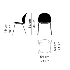 Fritz Hansen N02™ Recycle Stuhl| Stühle