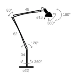 Stehleuchten^Lumina Naomi Terra Stehleuchte
