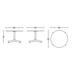 HAY Neu Garten-Beistelltisch Ø60cm| Garten-Beistelltische