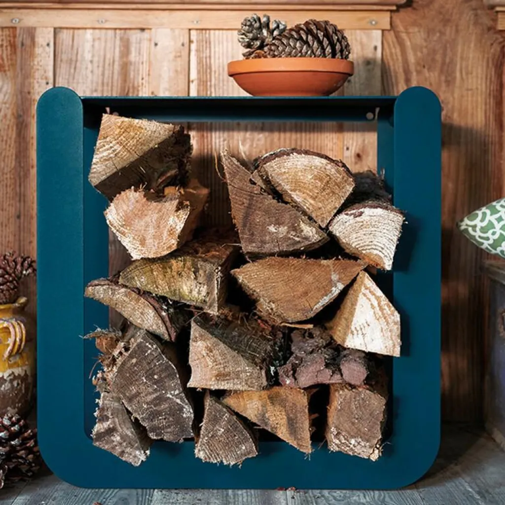 Kaminzubehör^Fermob Nevado Holztrage/ Beistelltisch