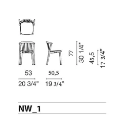 Stühle^Cappellini Newood Stuhl