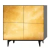 Piure Nex Glamour Gold Sideboard 110,5x48x109,3cm| Schränke