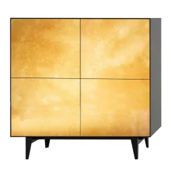 Piure Nex Glamour Gold Sideboard 110,5x48x109,3cm| Schränke