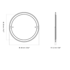 Audo Nimbus Spiegel Ø60| Spiegel|Spiegel
