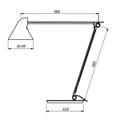 Tischleuchten^Louis Poulsen NJP LED Tischleuchte