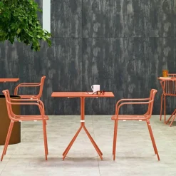 Pedrali Nolita 3655 Gartenarmlehnstuhl/niedrige Rückenlehne| Stühle