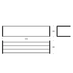 Regale^FROST Nova Schuhregal 100cm