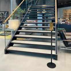 FROST Nova2 Seifen-/Desinfektionsspender mit Bodenständer schwarz| Badaccessoires