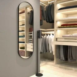 FROST Nova2 Seifen-/Desinfektionsspender mit Bodenständer schwarz| Badaccessoires