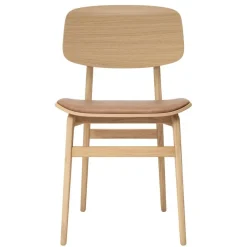 Stühle^NORR 11 NY11 Dining Chair Leder Gestell Eiche Natur