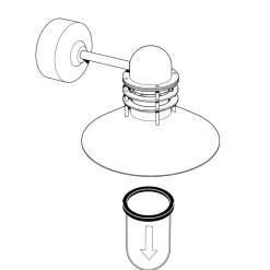 Deckenleuchten Außen|Deckenleuchten Außen^Louis Poulsen Nyhavn Außenwandleuchte