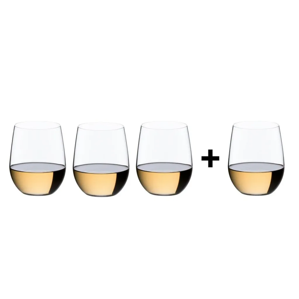 Riedel O Wine Viognier/Chardonnay Weinglas 3+1 gratis| Gläser|Barzubehör
