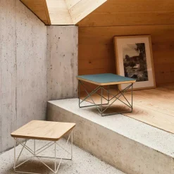 Tische^Vitra Occasional Table LTR Beistelltisch Massiv weiß