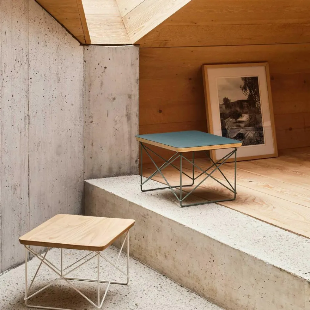 Tische^Vitra Occasional Table LTR Beistelltisch Massiv weiß