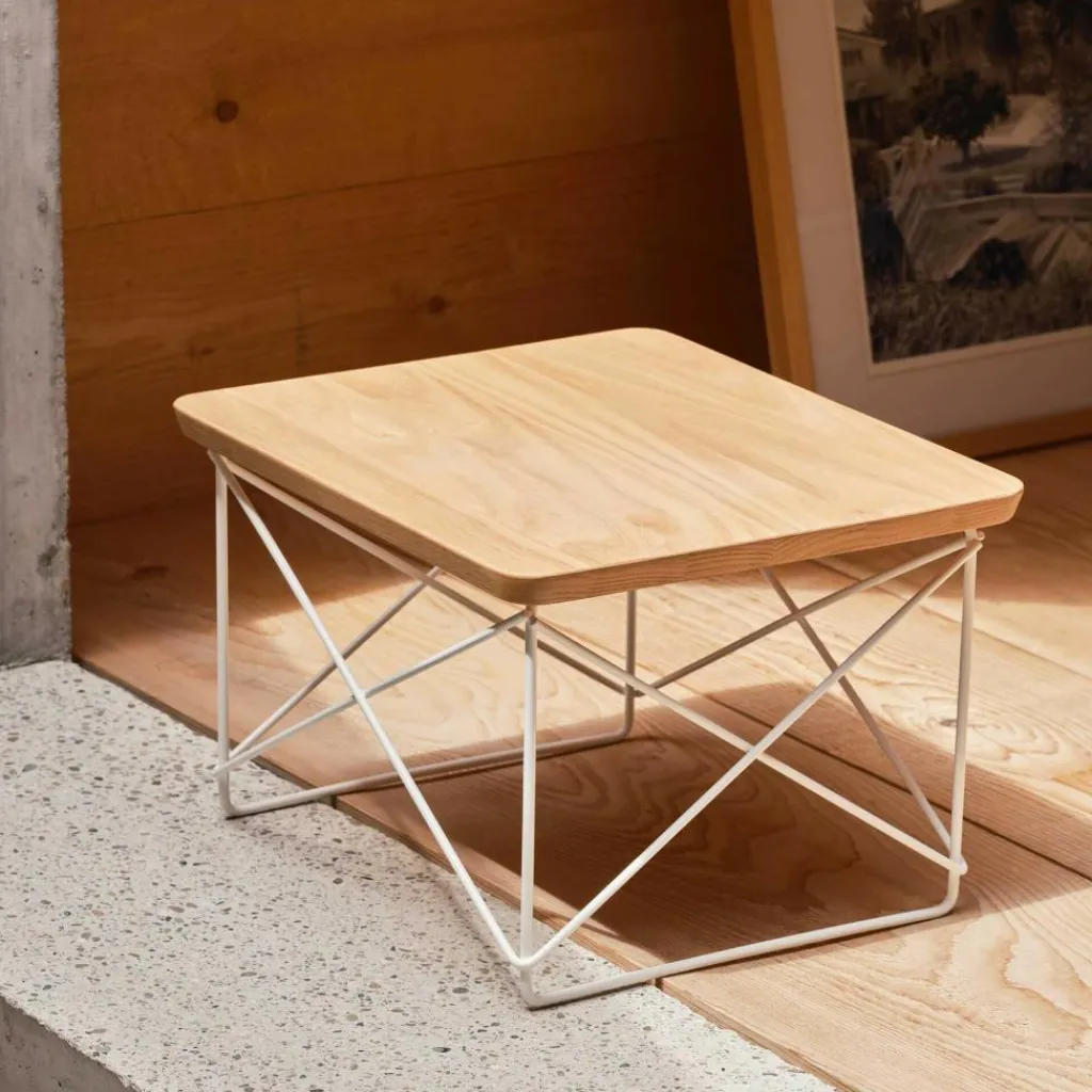 Tische^Vitra Occasional Table LTR Beistelltisch Massiv weiß