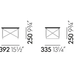 Vitra Occasional Table LTR Beistelltisch basic dark| Tische