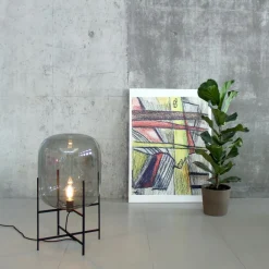 Stehleuchten^pulpo Oda Medium Stehleuchte Gestell schwarz