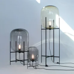 Stehleuchten^pulpo Oda Medium Stehleuchte Gestell schwarz