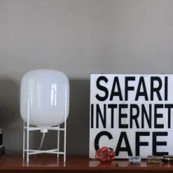 Nachttischleuchten^pulpo Oda Small Tischleuchte Gestell weiß