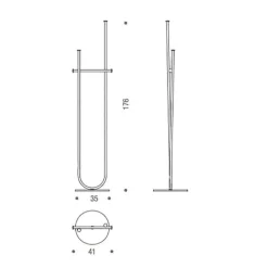MDF Italia Ombre Kleiderständer| Garderoben