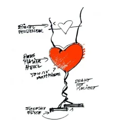 Ingo Maurer One From The Heart Tischleuchte| Nachttischleuchten