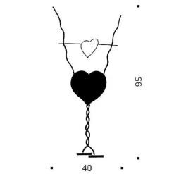 Ingo Maurer One From The Heart Tischleuchte| Nachttischleuchten