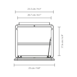 Badaccessoires^Umage One More Look Wandspiegel mit Regal
