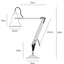Schreibtischleuchten^Anglepoise Original 1227 Schreibtischleuchte