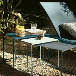 Fermob Oulala Gartenbeistelltisch 3er Set| Garten-Beistelltische