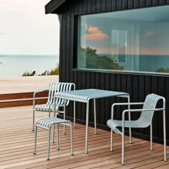 Stühle|Gartenstühle^HAY Palissade Dining Gartenarmlehnstuhl Feuerverzinkt