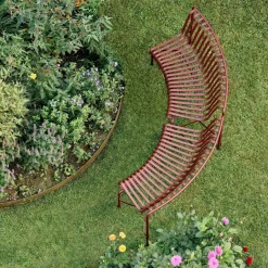 HAY Palissade Dining Park Bench In/In 2er Set| Gartenbänke