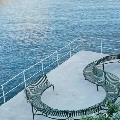 HAY Palissade Dining Park Bench In/In 2er Set| Gartenbänke