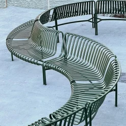 HAY Palissade Dining Park Bench In/In 2er Set| Gartenbänke