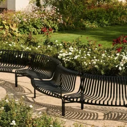 HAY Palissade Dining Park Bench In/In 2er Set| Gartenbänke