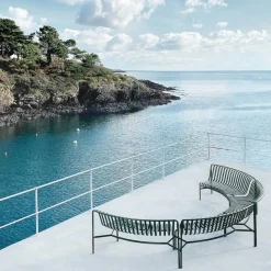 HAY Palissade Dining Park Bench In/In 2er Set| Gartenbänke