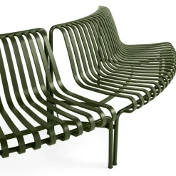 HAY Palissade Dining Park Bench Out/Out 2er Set| Gartenbänke