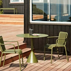 HAY Palissade Garten-Armlehnstuhl 4er Set| Stühle