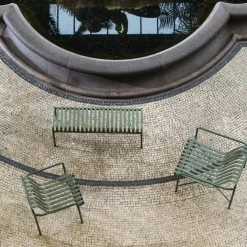 HAY Palissade Garten-Armlehnstuhl 4er Set| Stühle