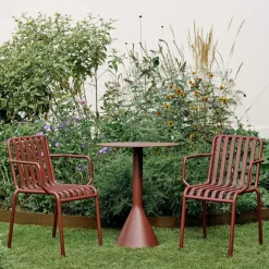 HAY Palissade Garten-Armlehnstuhl 4er Set| Stühle