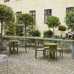 HAY Palissade Gartenstuhl 4er Set| Stühle|Gartenstühle