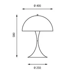 Tischleuchten^Louis Poulsen Panthella 400 Tischleuchte