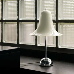 Verpan Pantop Tischleuchte Ø23cm Gestell silber| Tischleuchten|Nachttischleuchten