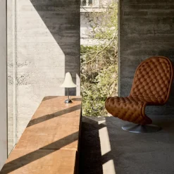 Verpan Pantop Tischleuchte Ø23cm Gestell silber| Tischleuchten|Nachttischleuchten