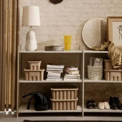 Ferm Living Paper Pulp Box 2er Set| Aufbewahrungsboxen