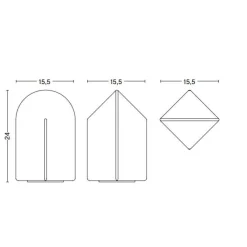 HAY Parade 240 LED Tischleuchte| Tischleuchten