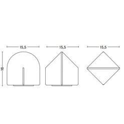 HAY Parade 160 LED Tischleuchte| Tischleuchten