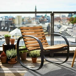 Gartenstühle^Cane-Line Parc Schaukelstuhl