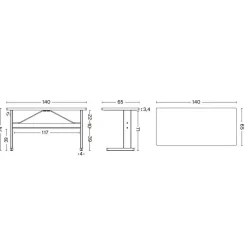 Schreibtische^HAY Passerelle Schreibtisch