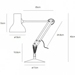 Schreibtischleuchten^Anglepoise Paul Smith Type 75 Mini Schreibtischleuchte